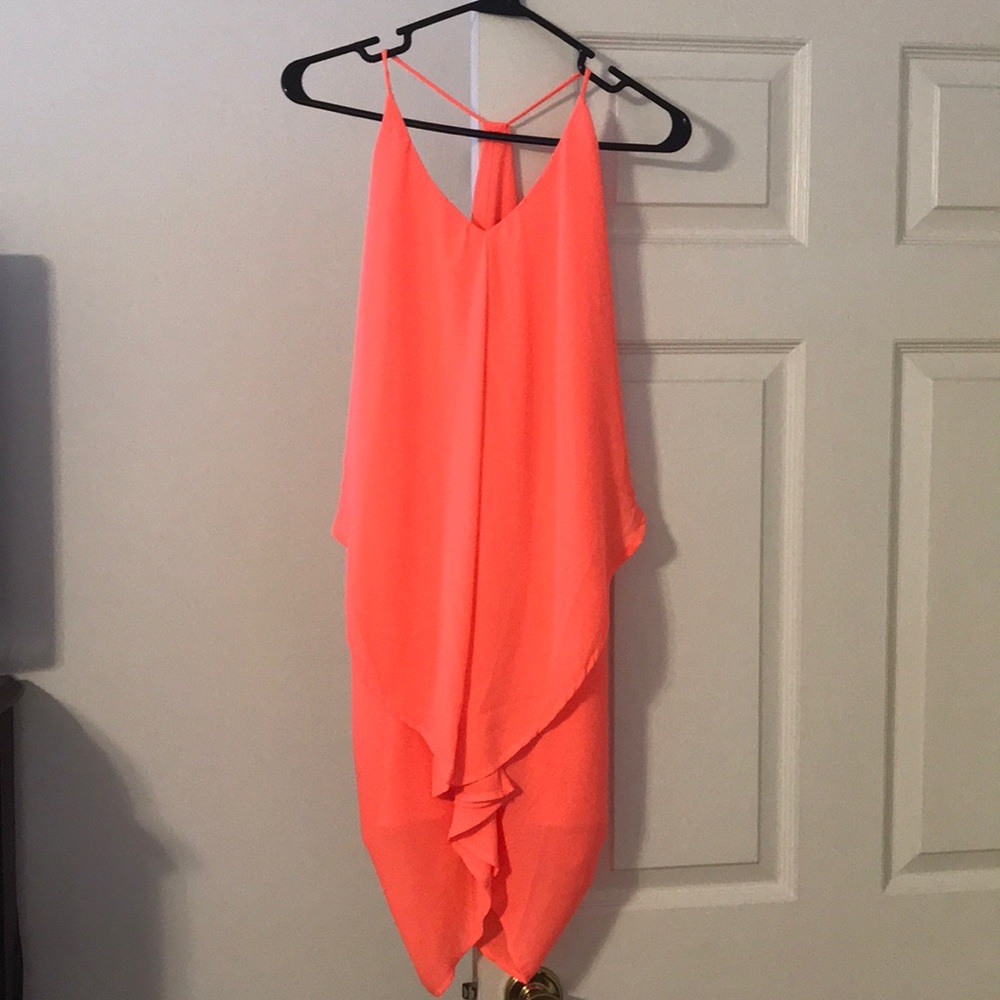 Neon Coral Dress
